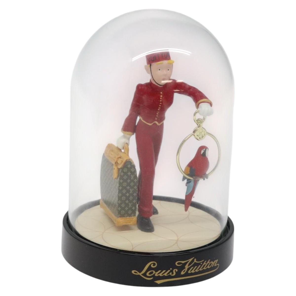 LOUIS VUITTON Snow Globe Balloon VIP Only Clear Red LV Auth BD2255