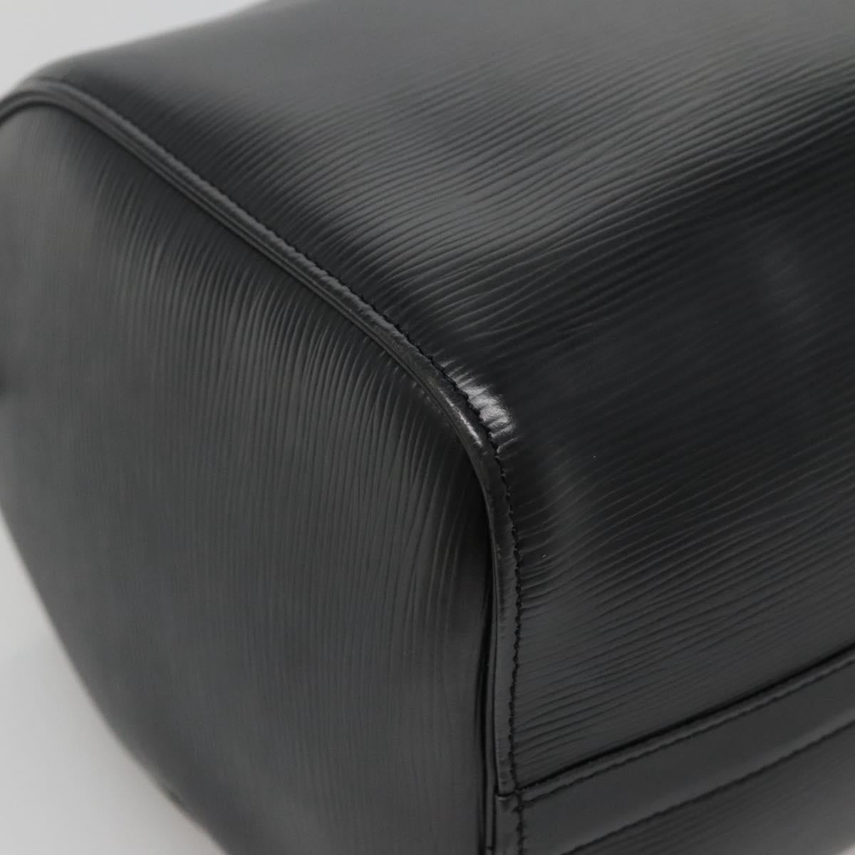 LOUIS VUITTON Epi Speedy 30 Hand Bag Noir Black M43002 LV Auth BD2292