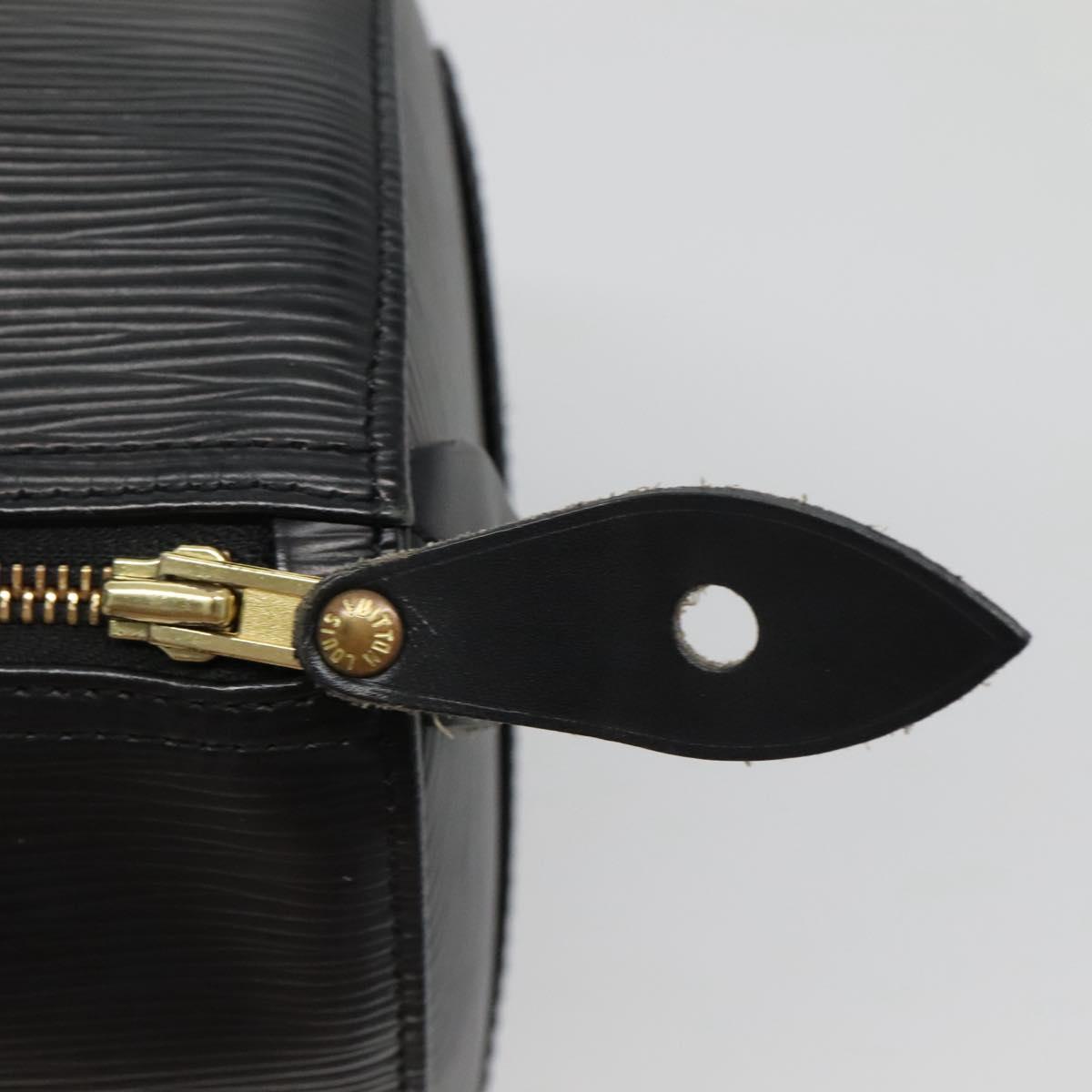 LOUIS VUITTON Epi Speedy 30 Hand Bag Noir Black M43002 LV Auth BD2292
