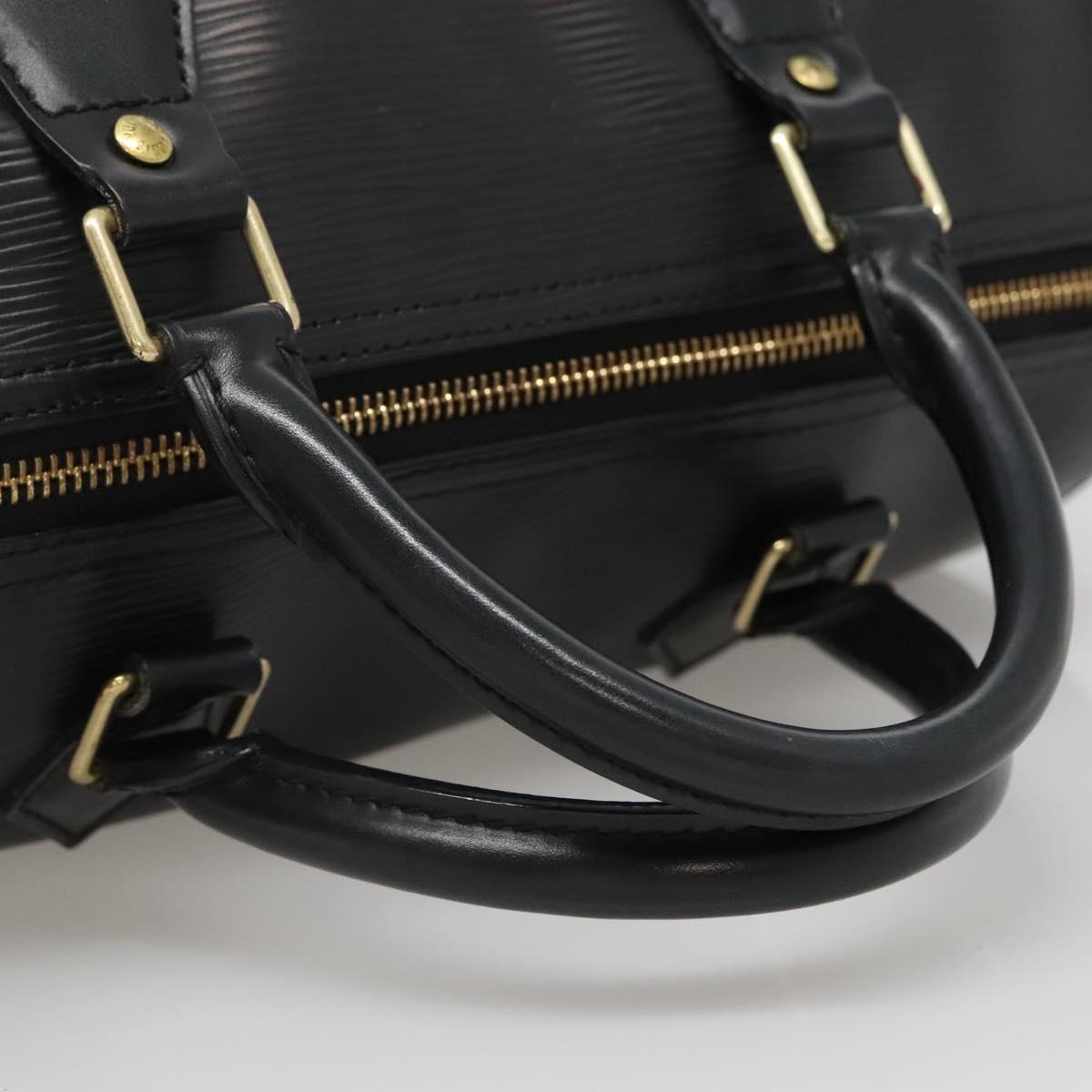 LOUIS VUITTON Epi Speedy 30 Hand Bag Noir Black M43002 LV Auth BD2292