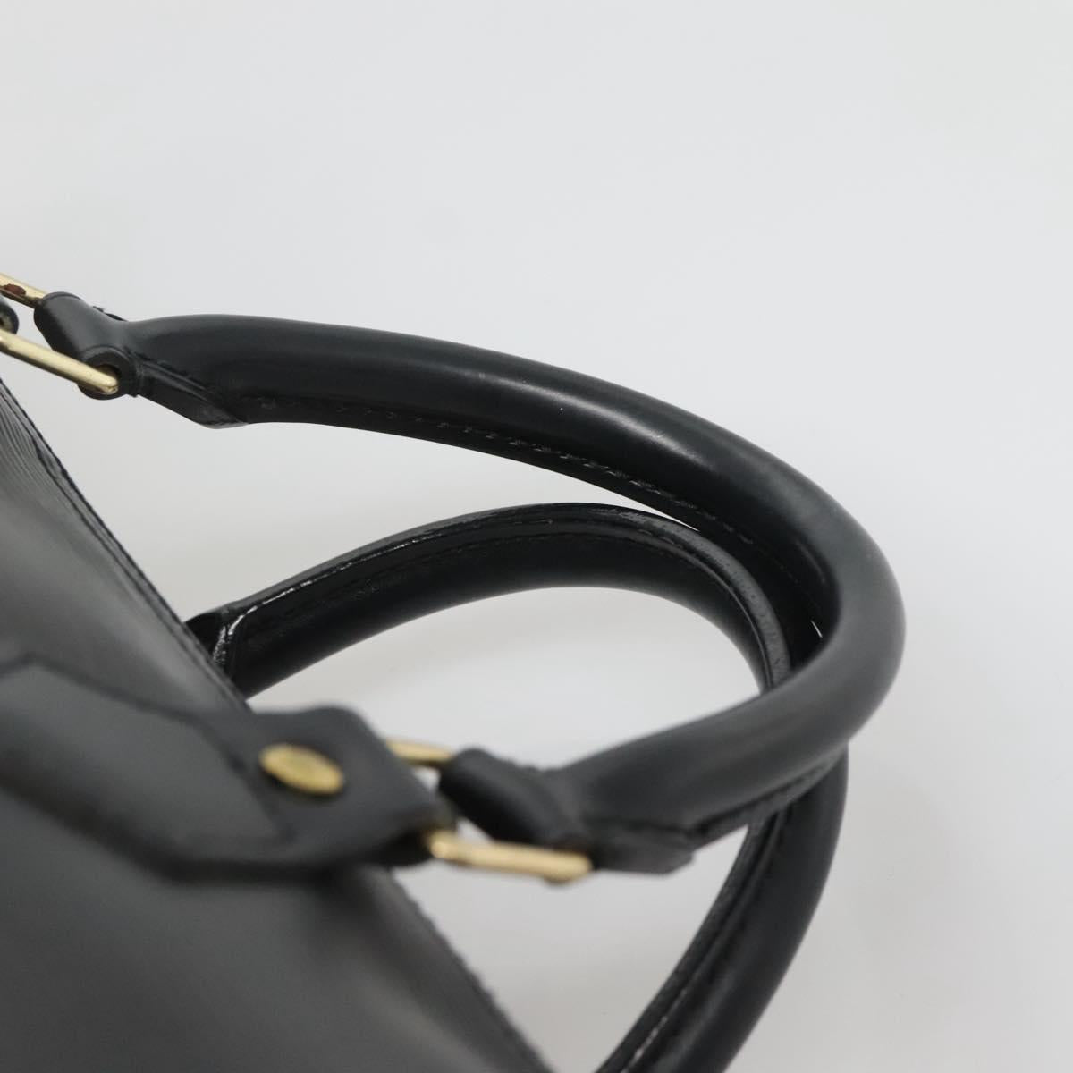 LOUIS VUITTON Epi Speedy 30 Hand Bag Noir Black M43002 LV Auth BD2292