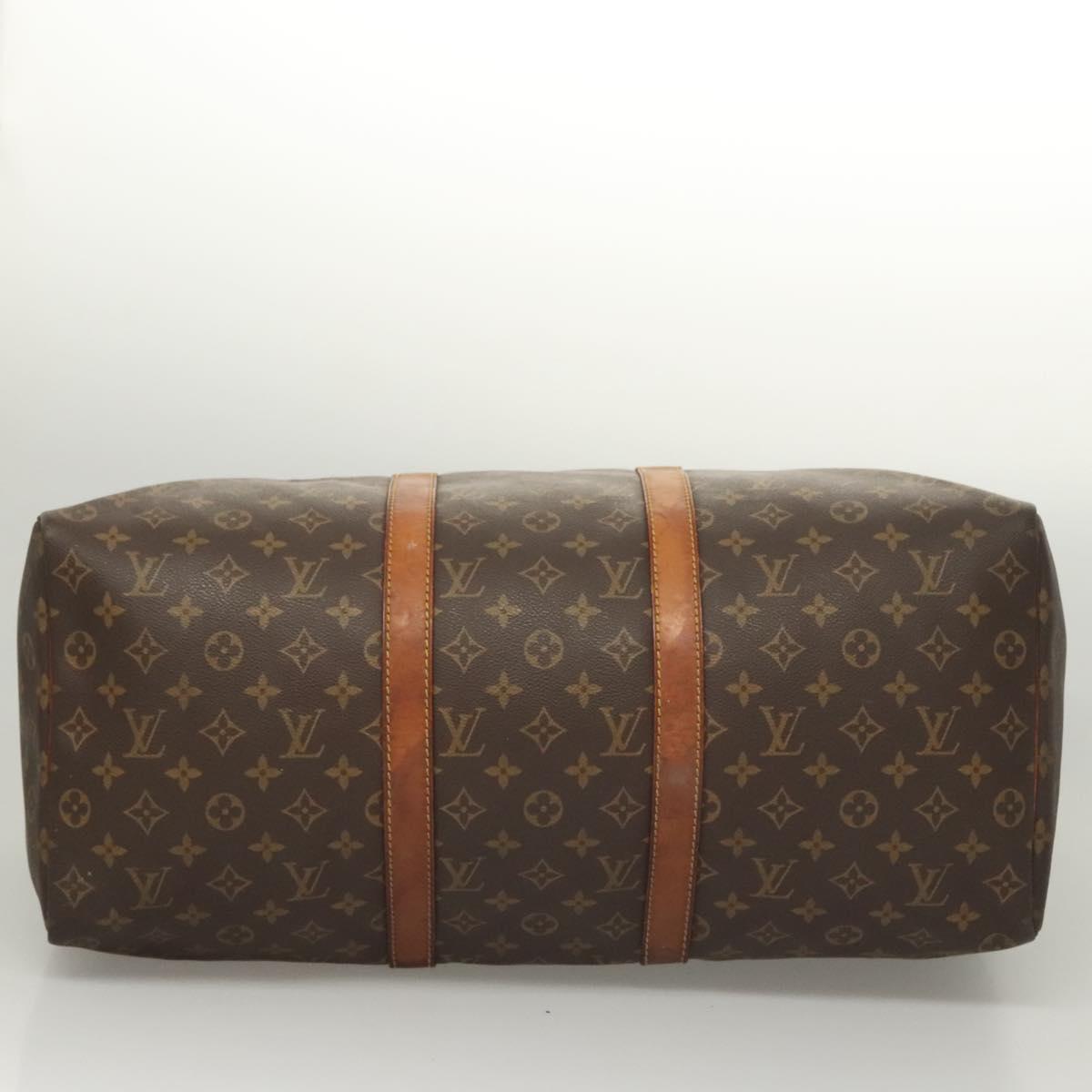 LOUIS VUITTON Monogram Keepall 50 Boston Bag M41426 LV Auth BD2302