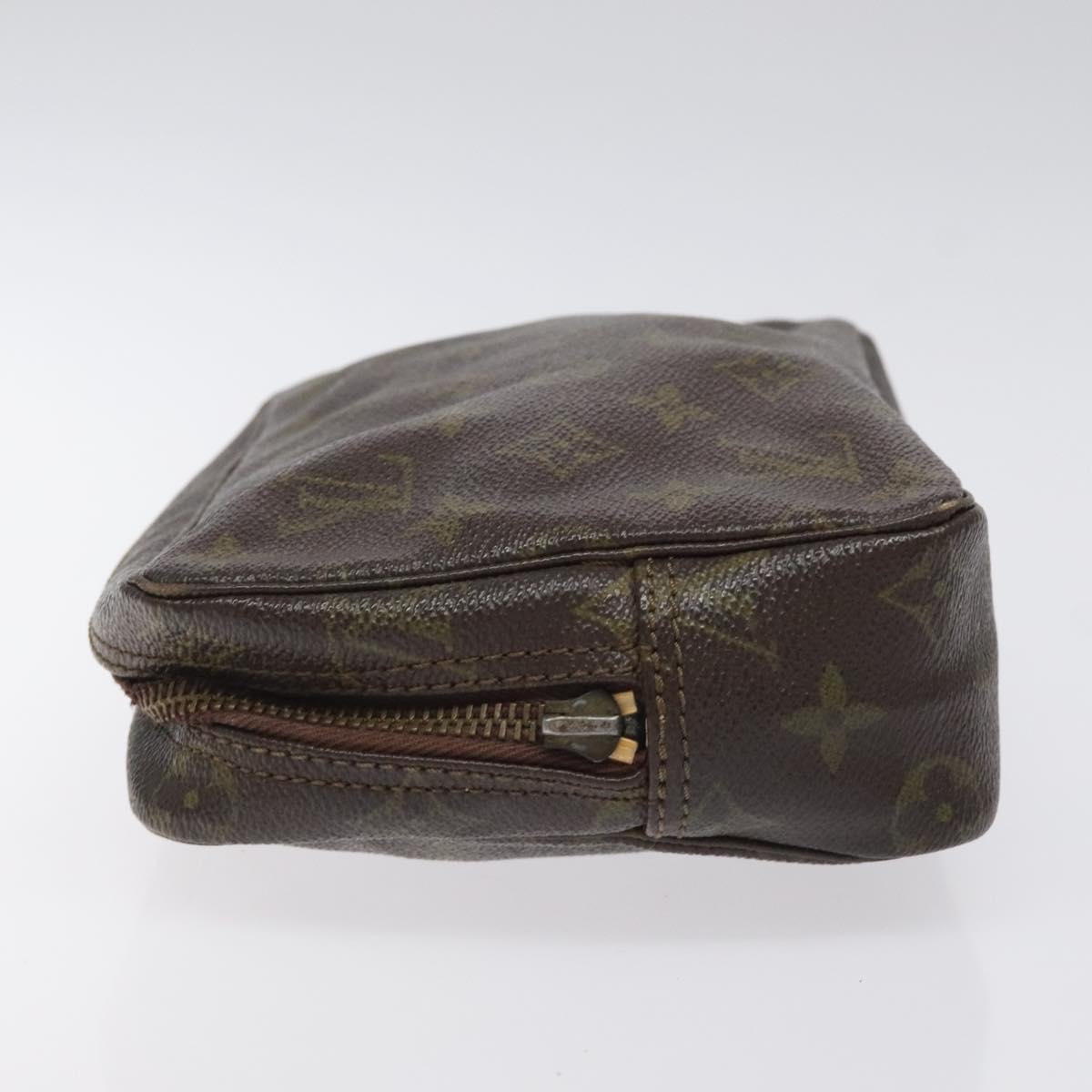 LOUIS VUITTON Monogram Trousse Toilette 23 Clutch Bag Vintage M47524 Auth BD2308