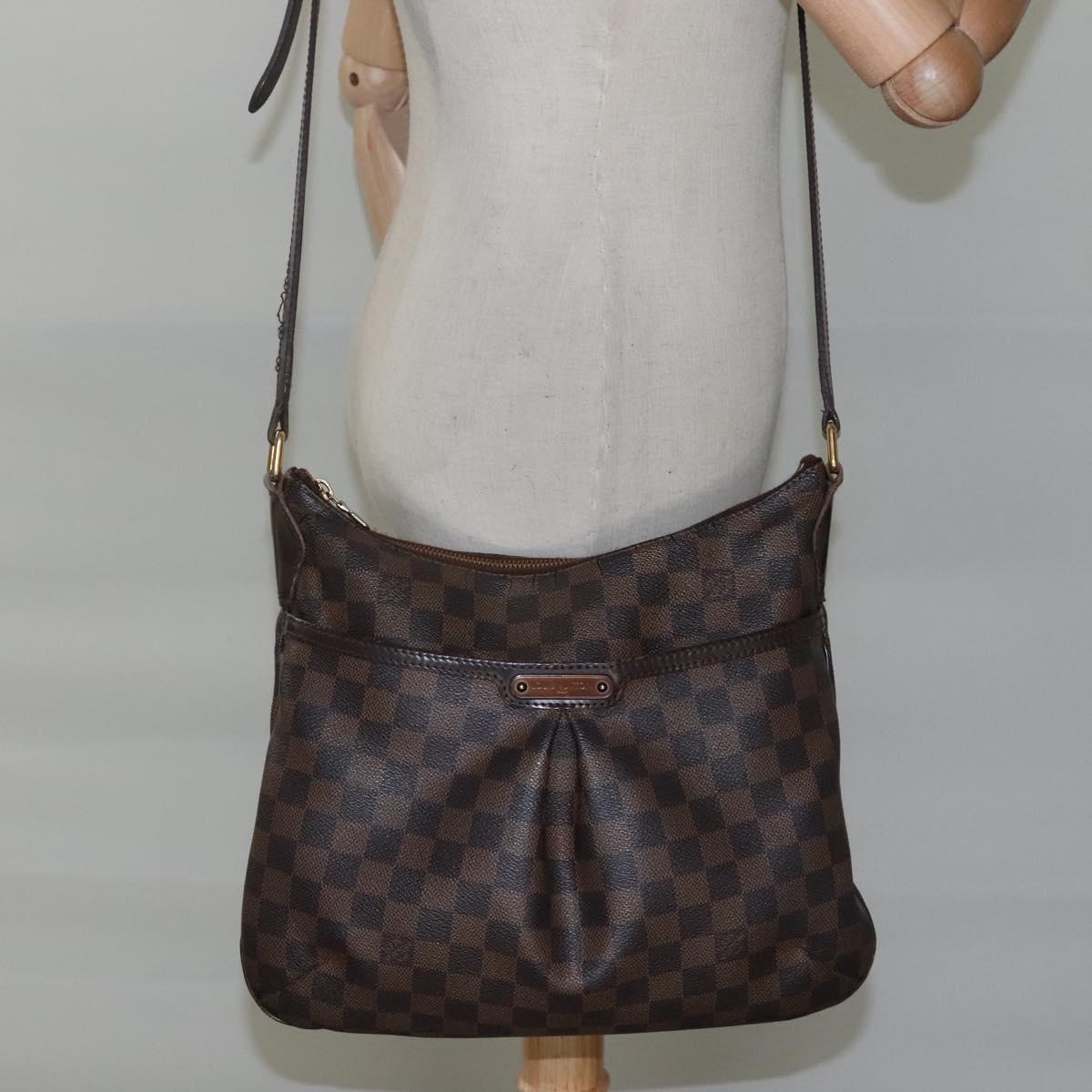 LOUIS VUITTON Damier Ebene Bloomsbury PM Shoulder Bag N42251 LV Auth BD248
