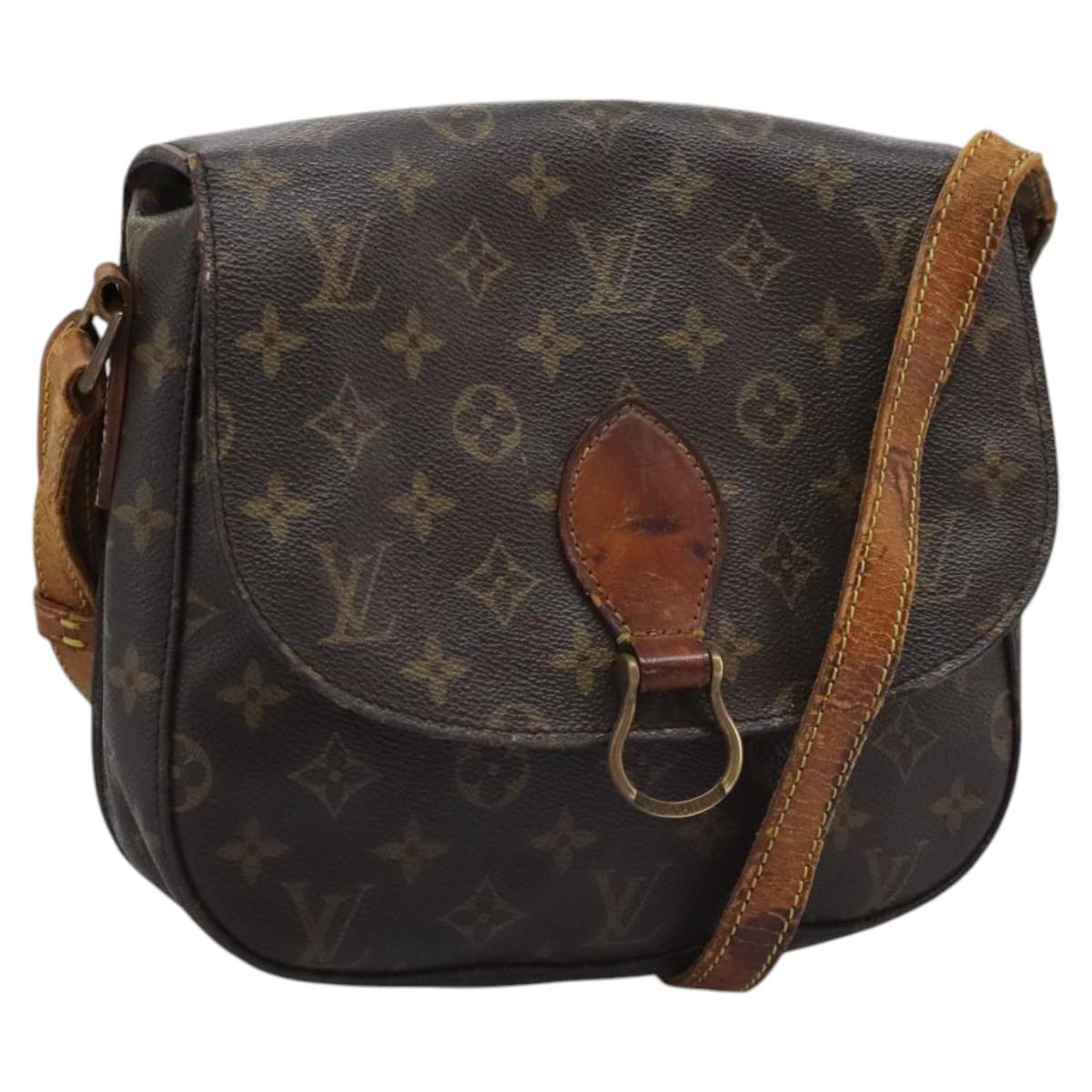 LOUIS VUITTON Monogram Saint Cloud GM Shoulder Bag M51242 LV Auth BD258