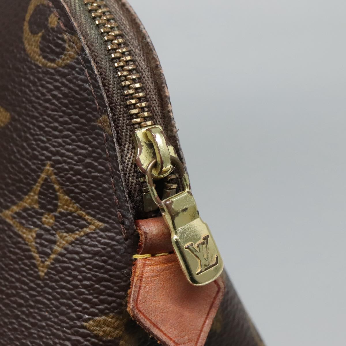 LOUIS VUITTON Monogram Pochette Cosmetic PM Cosmetic Pouch M47515 LV Auth BD289