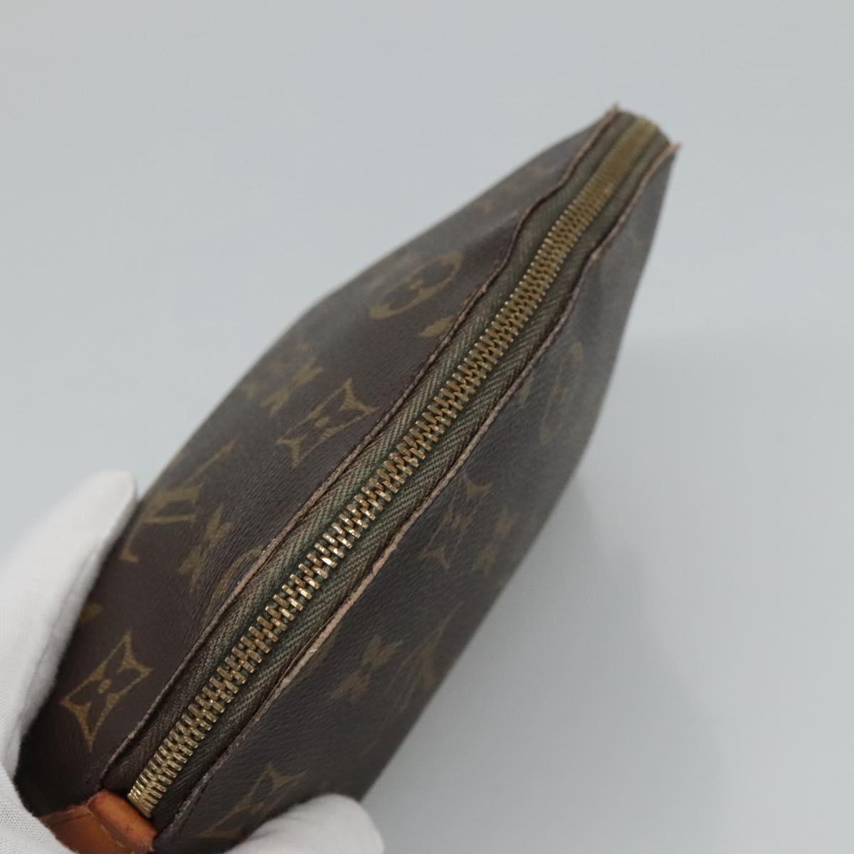 LOUIS VUITTON Monogram Pochette Cosmetic PM Cosmetic Pouch M47515 LV Auth BD289
