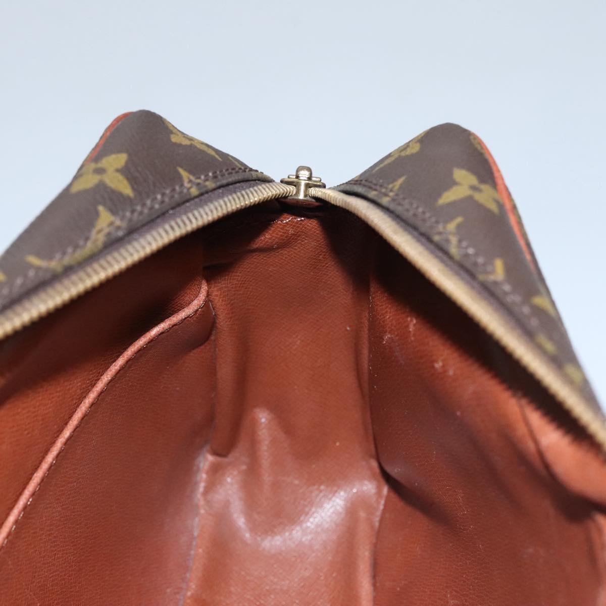 LOUIS VUITTON Monogram Compiegne 28 Clutch Bag M51845 LV Auth BD291