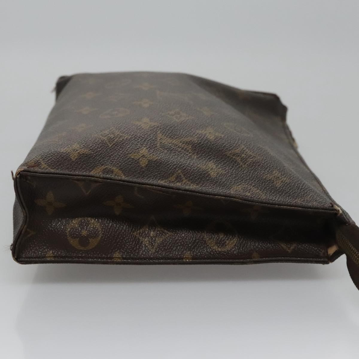 LOUIS VUITTON Monogram Poche Toilette 26 Pouch M47542 LV Auth BD294