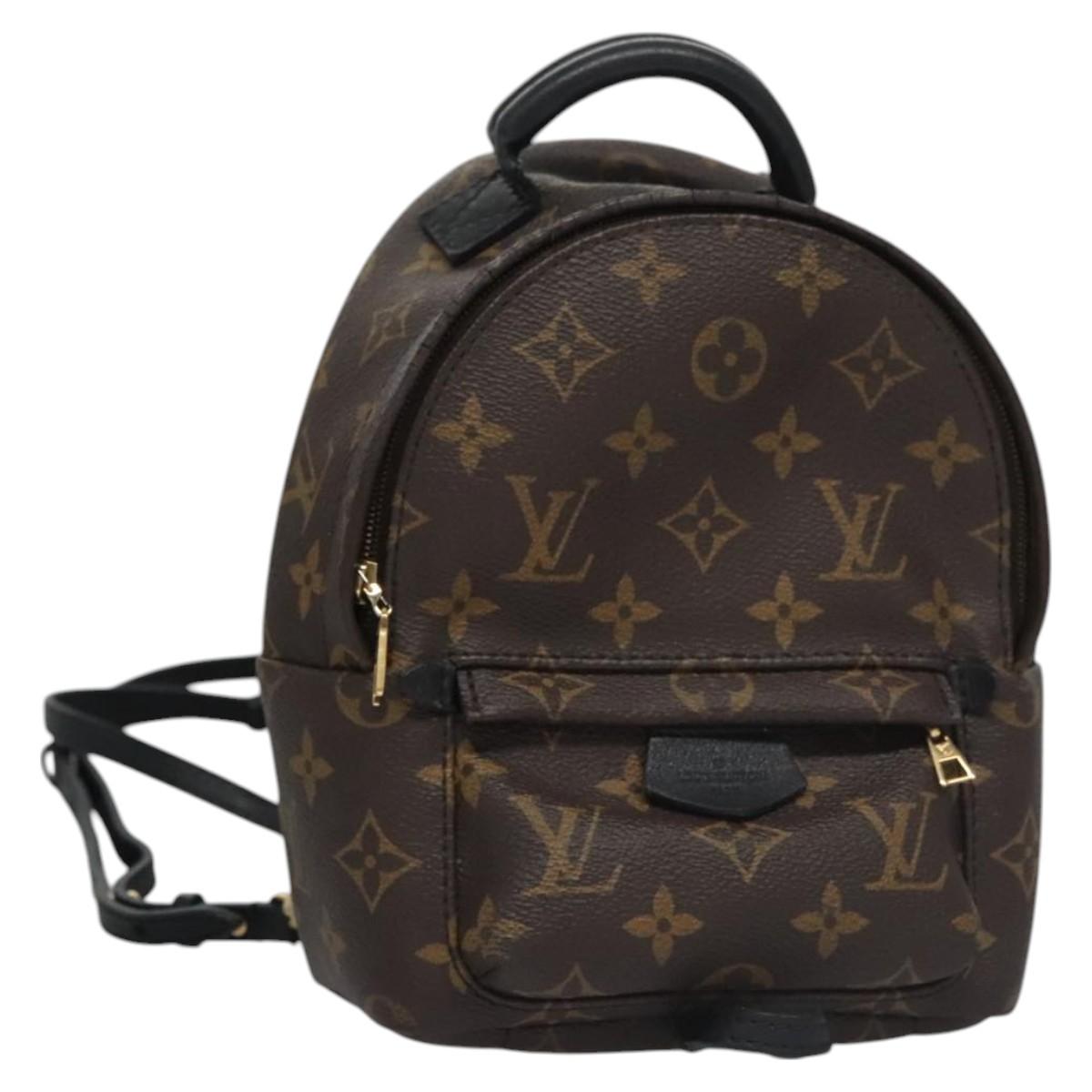 LOUIS VUITTON Monogram Palm Springs MINI Backpack M41562 LV Auth BD314V