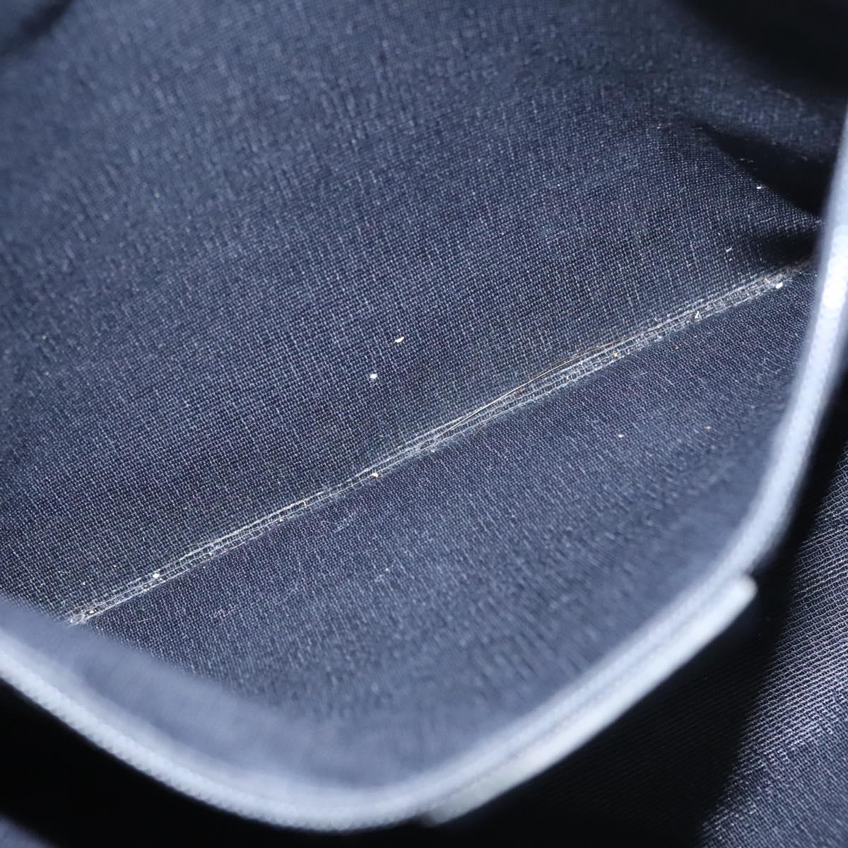 Salvatore Ferragamo Gancini Tote Bag Canvas Black Auth BD344