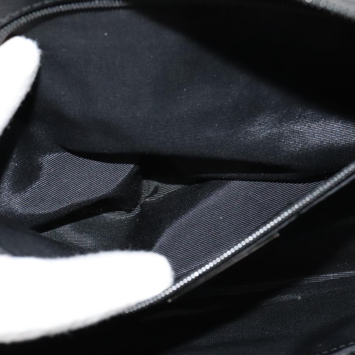 BURBERRY Nova Check Hand Bag Canvas Beige Black Auth BD352