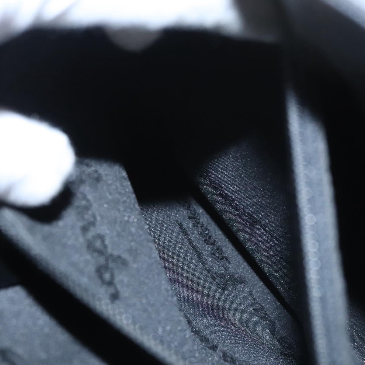 Salvatore Ferragamo Gancini Shoulder Bag Leather Black Auth BD371