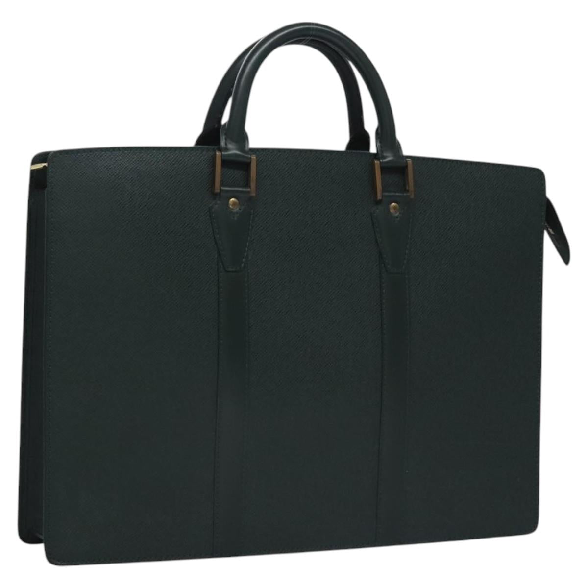 LOUIS VUITTON Taiga Porte Documents Rozan Bag Epicea M30054 LV Auth BD388