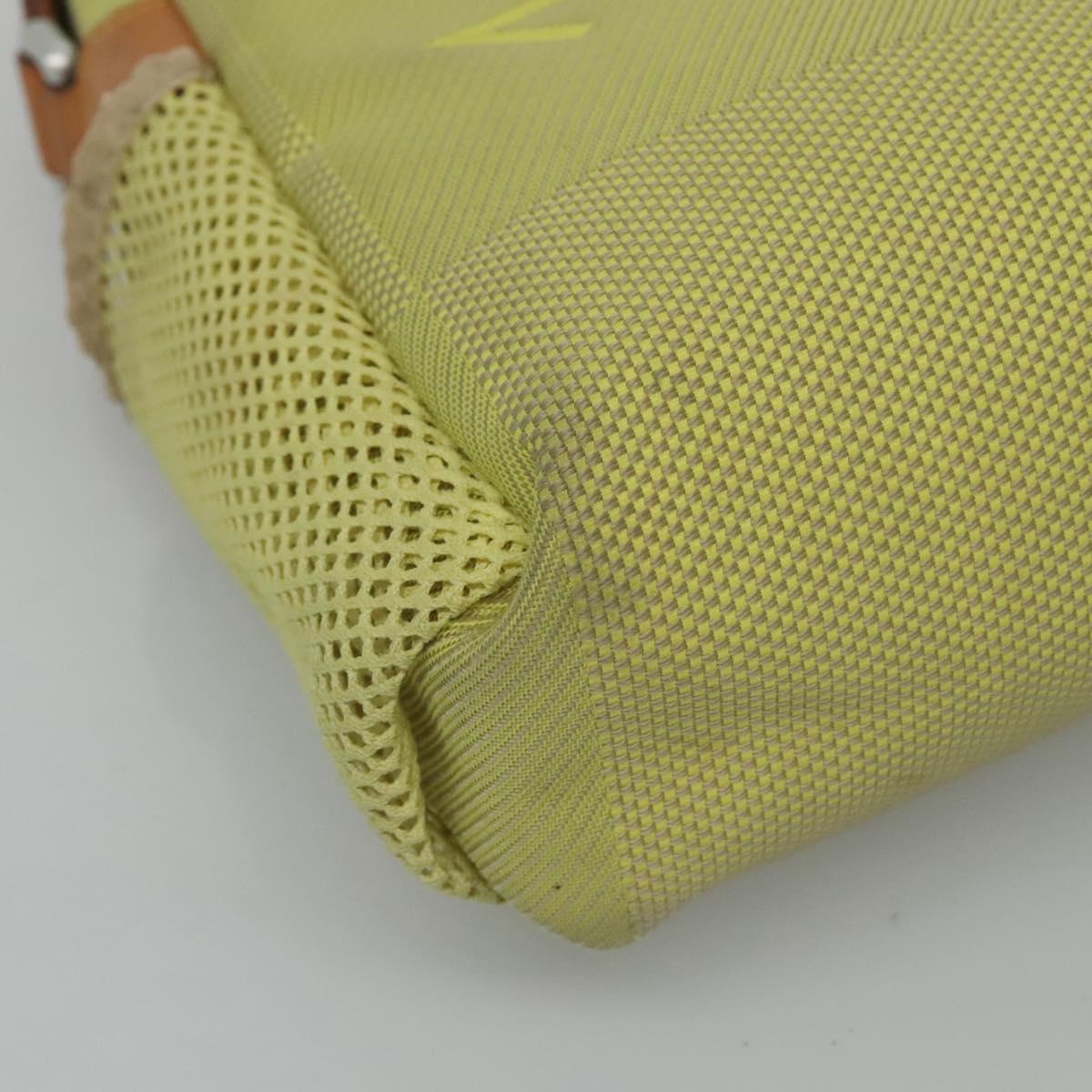 LOUIS VUITTON Damier Geant LV Cup Weatherly Bag Yellow M80636 LV Auth BD482
