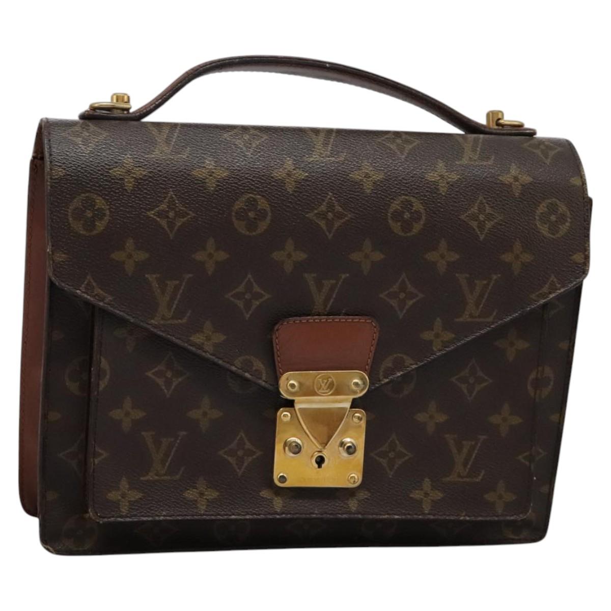 LOUIS VUITTON Monogram Monceau 26 Shoulder Bag M51187 LV Auth BD504