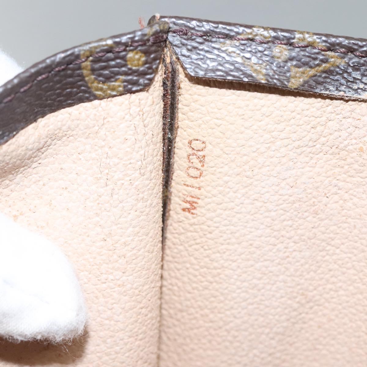 LOUIS VUITTON Monogram Sac Plat Hand Bag M51140 LV Auth BD570