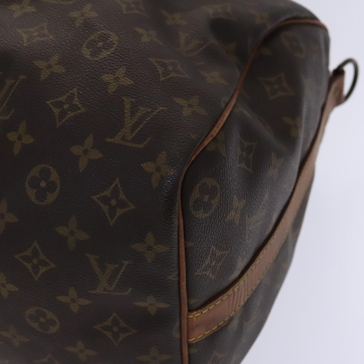 LOUIS VUITTON Monogram Keepall Bandouliere 45 Boston Bag M41418 LV Auth BD616