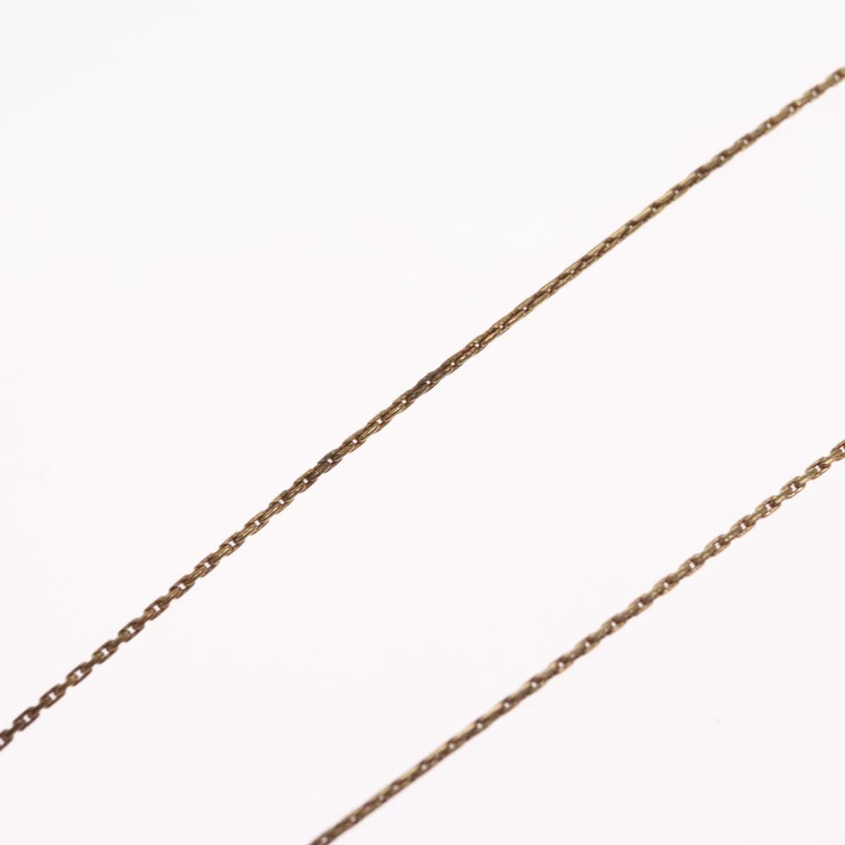 Christian Dior Necklace metal Gold Tone Auth BD647