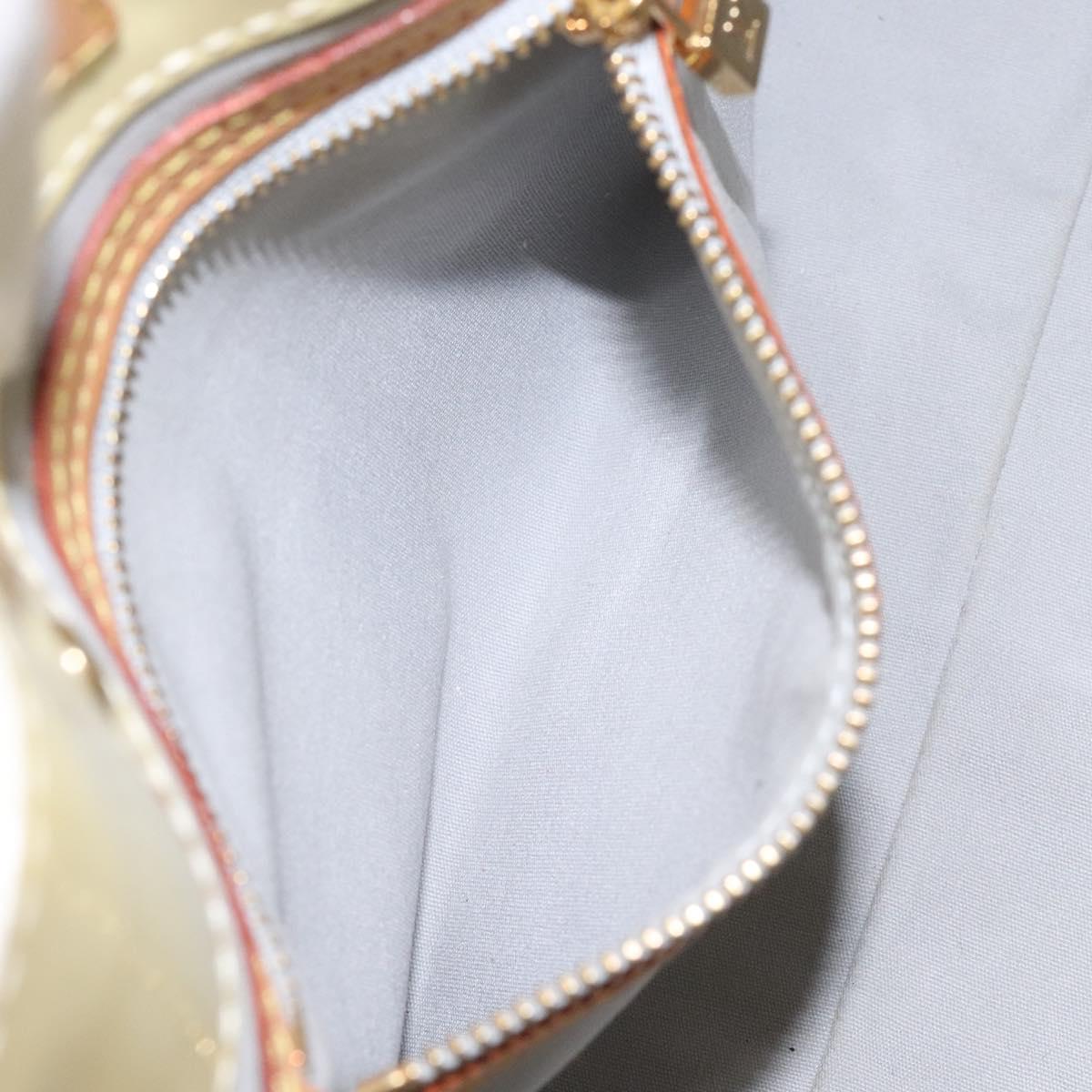 LOUIS VUITTON Monogram Vernis Reade PM Hand Bag Perle M91336 LV Auth BD693