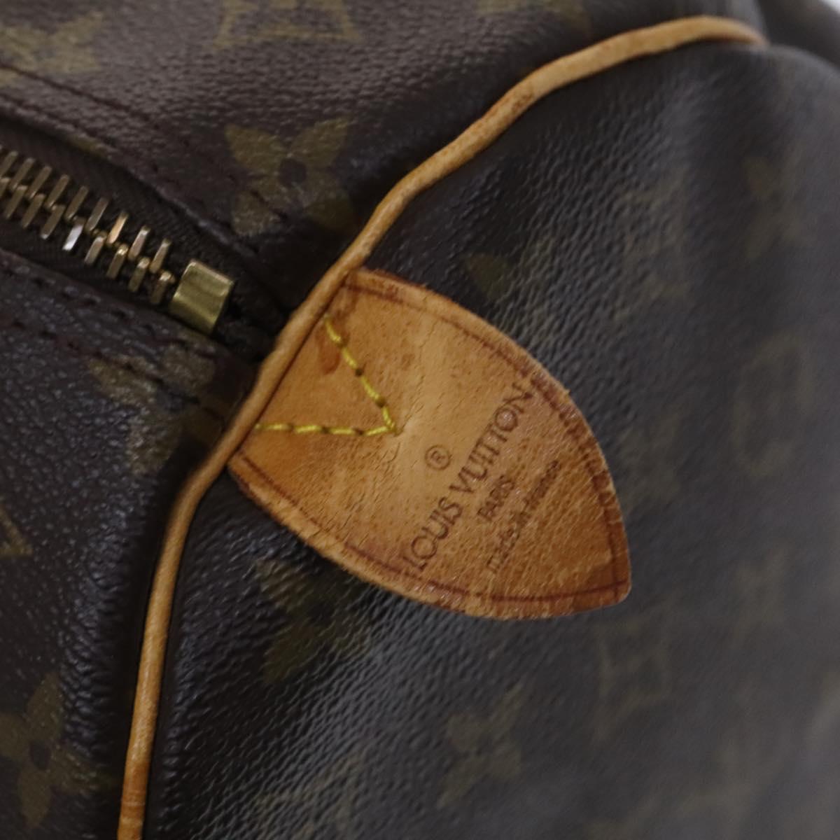 LOUIS VUITTON Monogram Keepall 60 Boston Bag M41422 LV Auth BD700