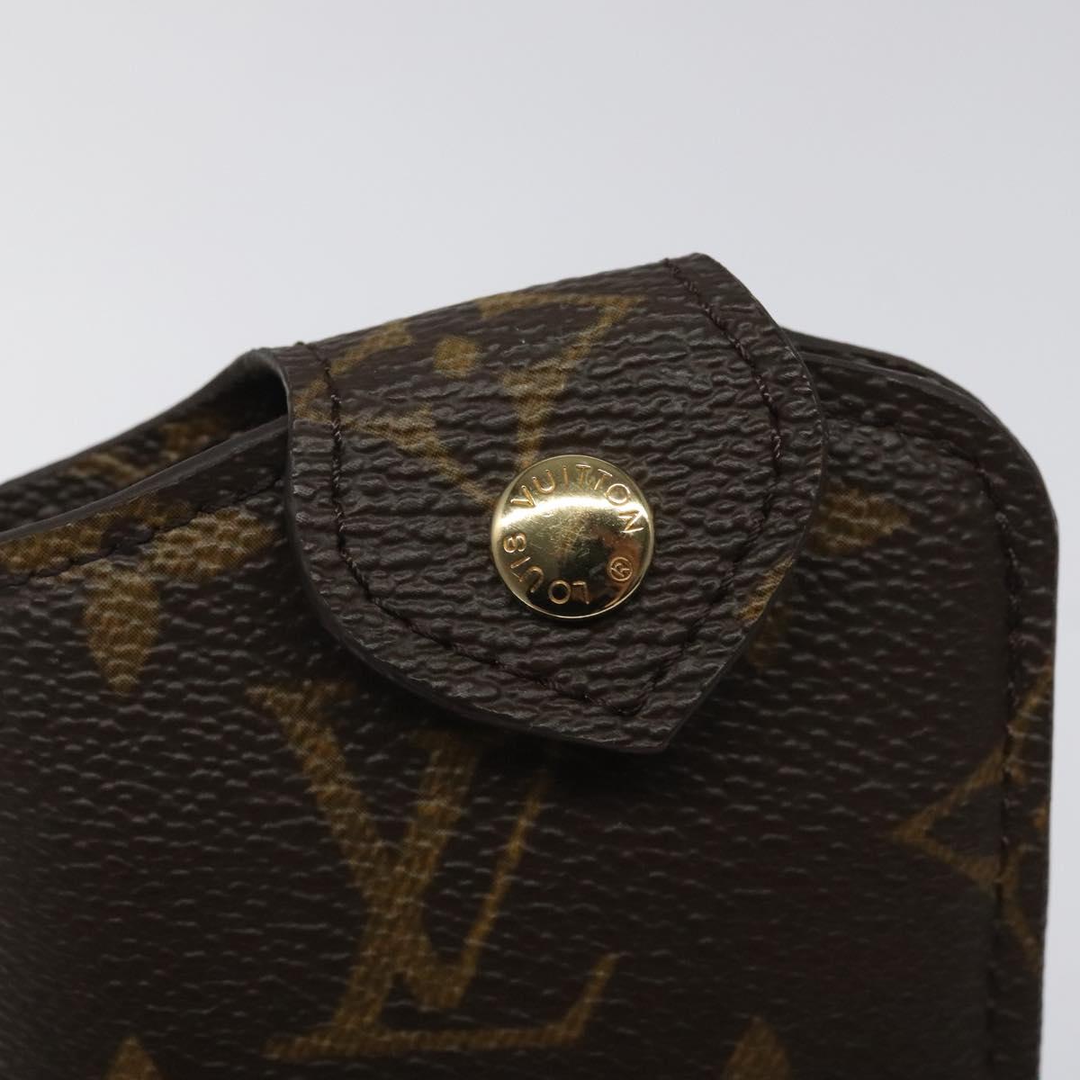 LOUIS VUITTON Monogram Etui Lunette PM Glasses Case M66545 LV Auth BD730