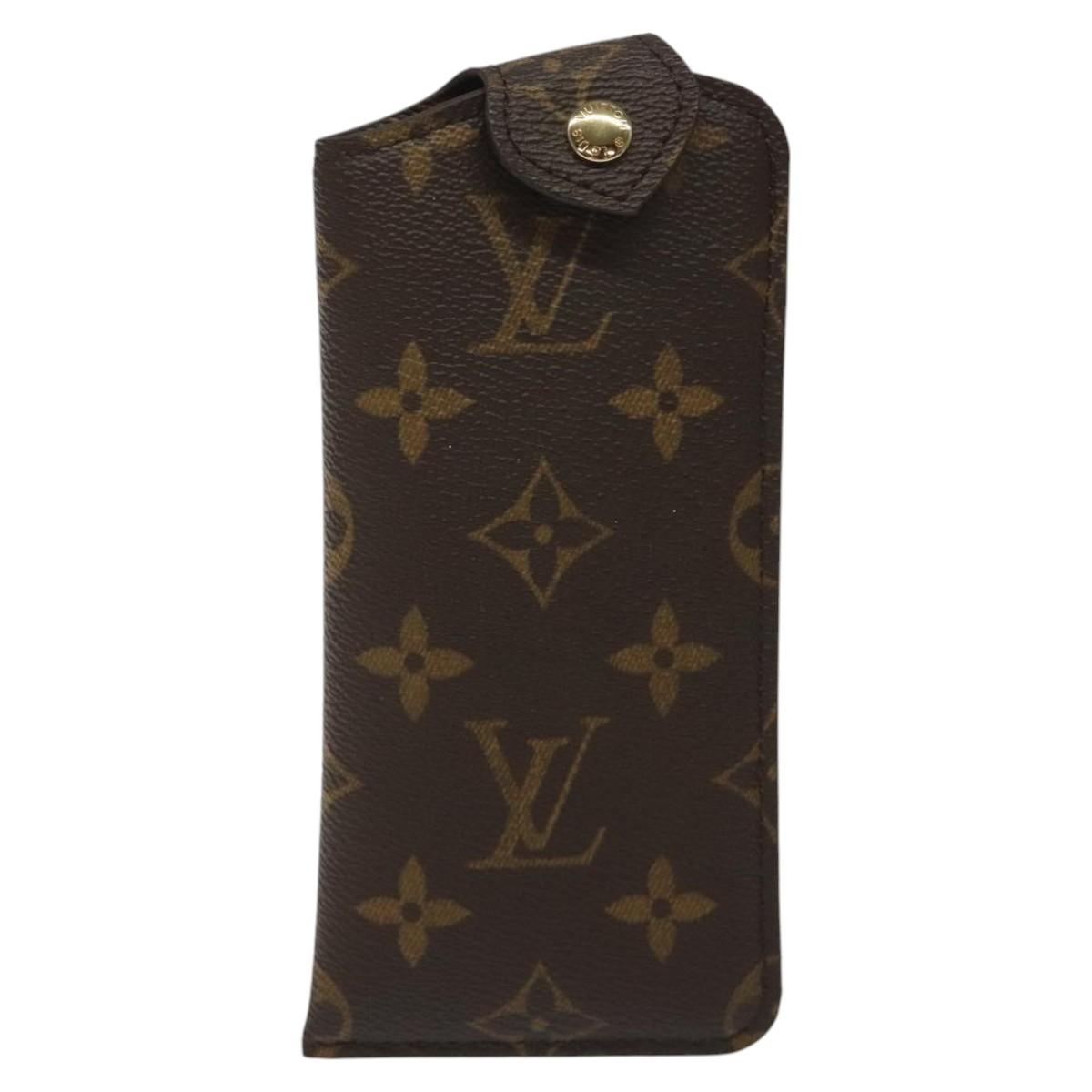 LOUIS VUITTON Monogram Etui Lunette PM Glasses Case M66545 LV Auth BD730