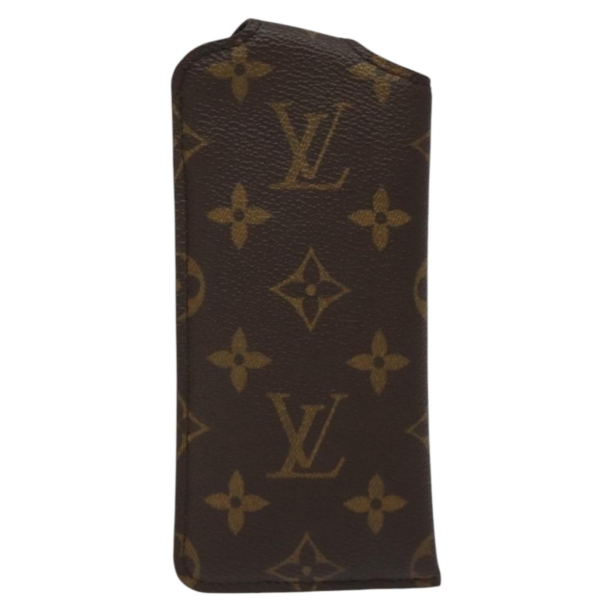 LOUIS VUITTON Monogram Etui Lunette PM Glasses Case M66545 LV Auth BD730