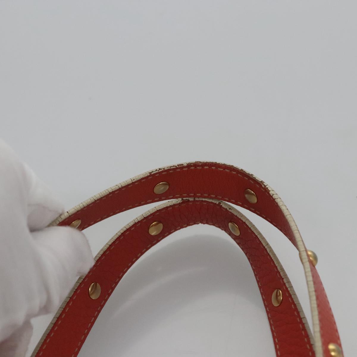 PRADA Tote Bag Canvas Beige Auth BD737