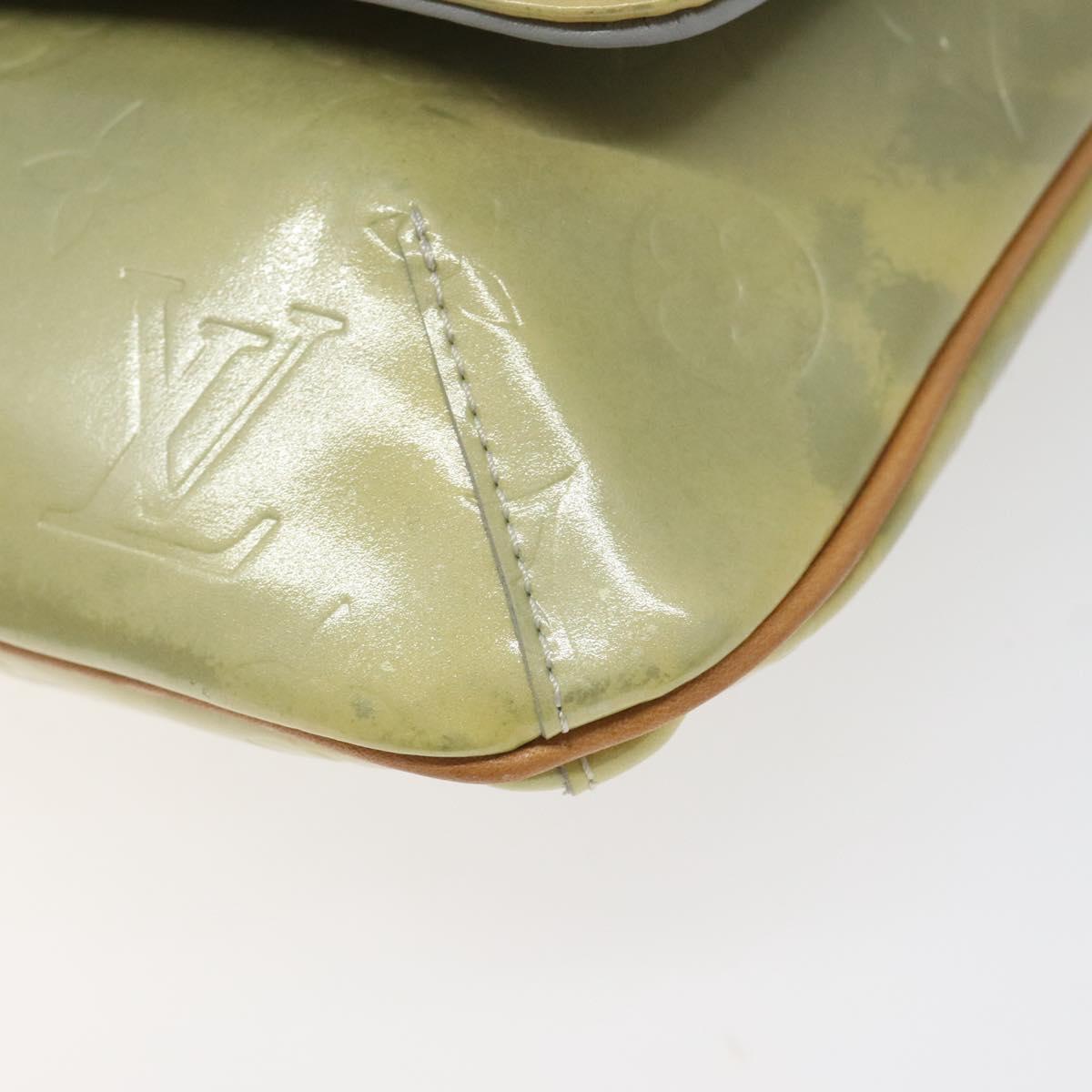 LOUIS VUITTON Monogram Vernis Thompson Street Bag Gris M91008 LV Auth BD750