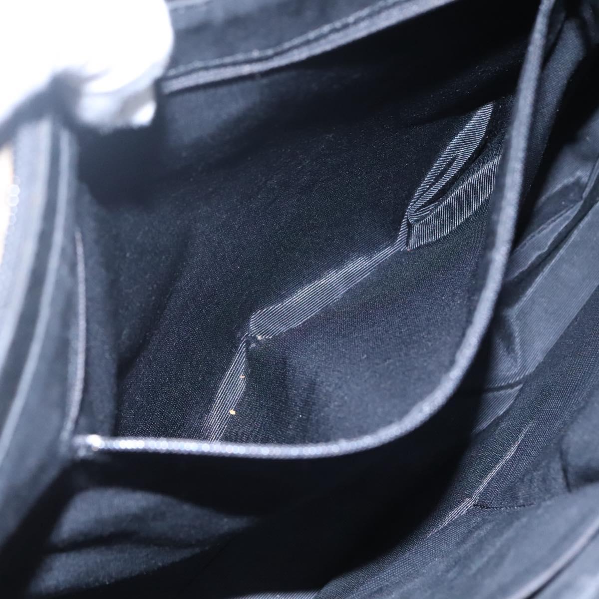 BURBERRY Nova Check Tote Bag Canvas Beige Gold Auth BD772