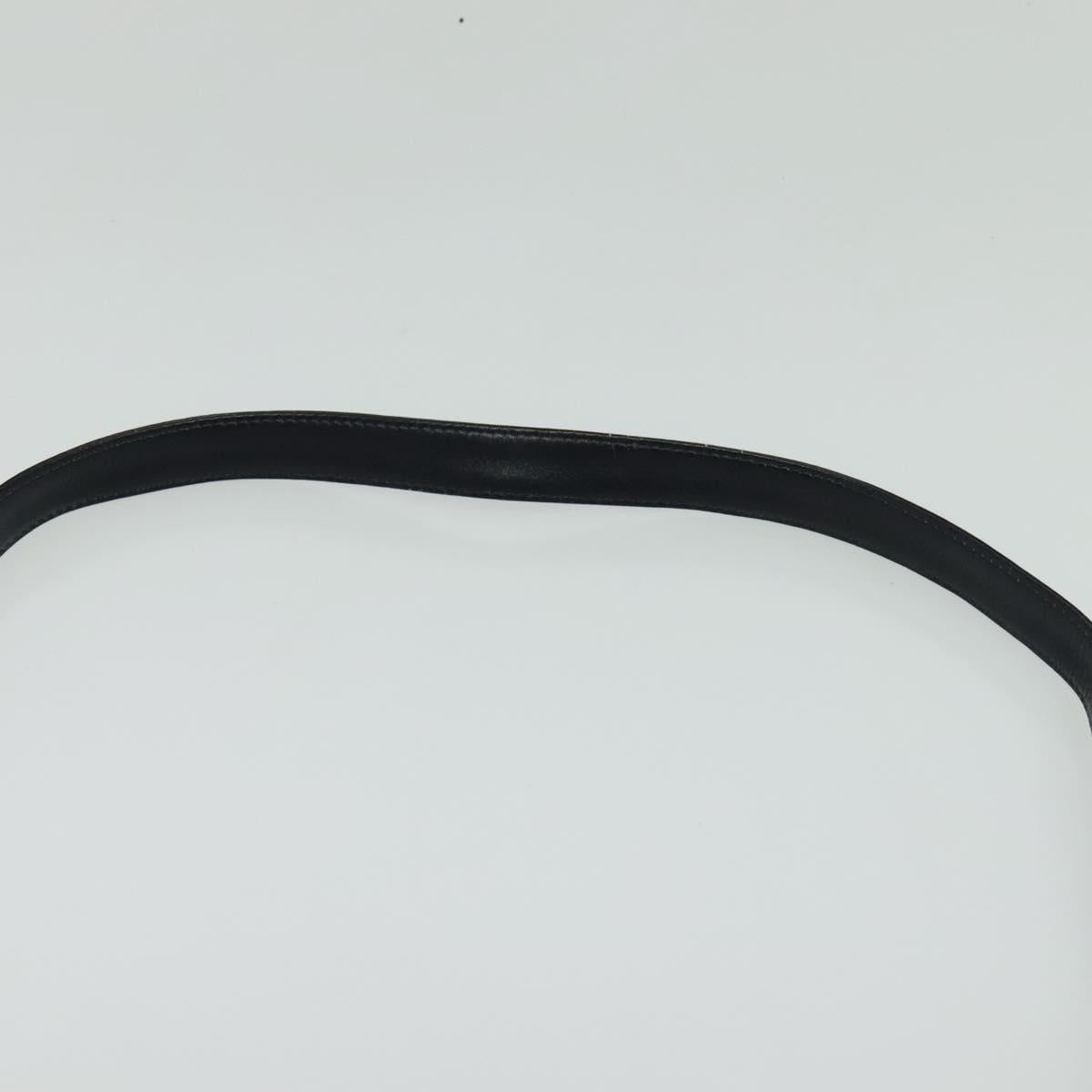 Christian Dior Trotter Canvas Shoulder Bag Navy Auth BD773