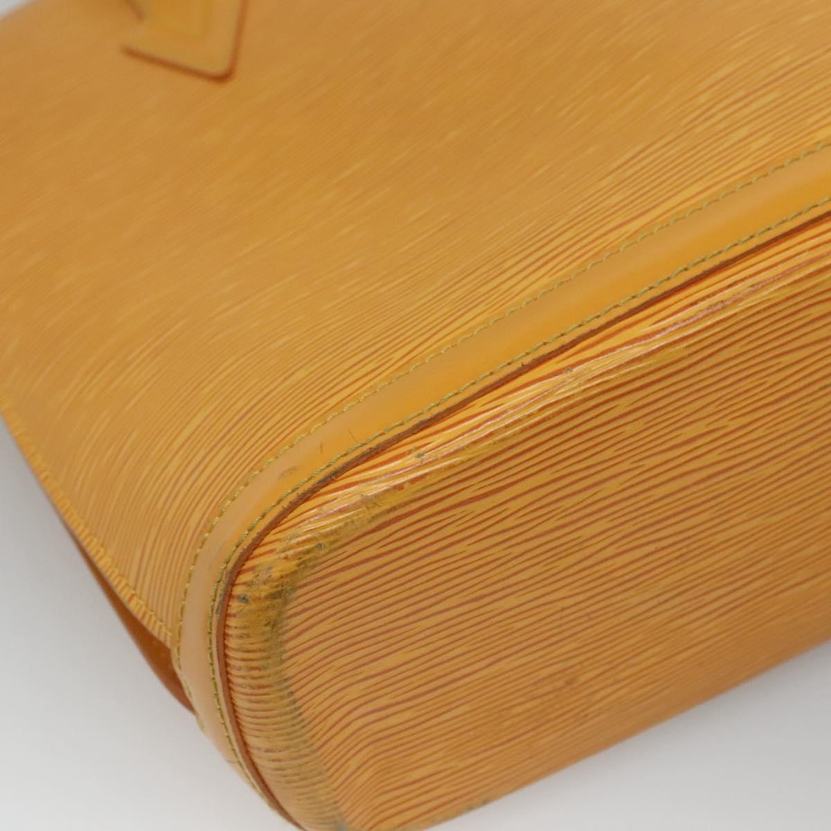 LOUIS VUITTON Epi Lussac Shoulder Bag Yellow M52289 LV Auth BD778
