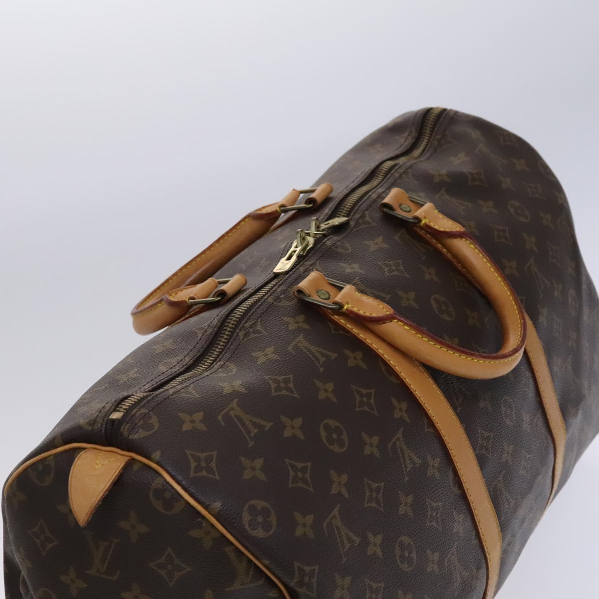LOUIS VUITTON Monogram Keepall 50 Boston Bag M41426 LV Auth BD785