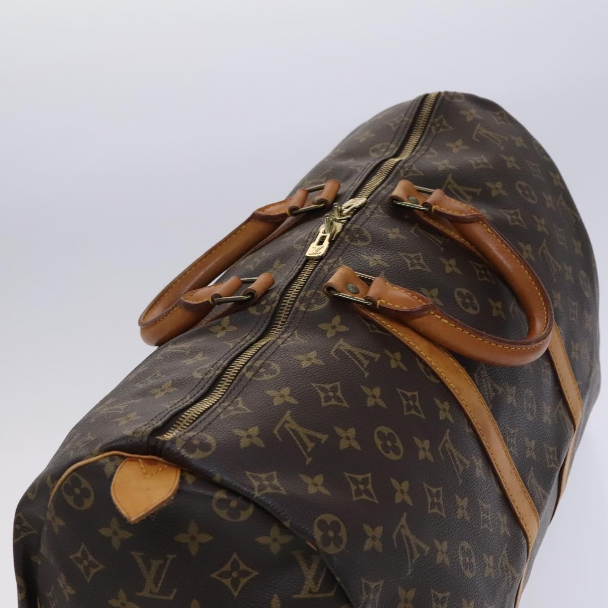 LOUIS VUITTON Monogram Keepall 50 Boston Bag M41426 LV Auth BD786