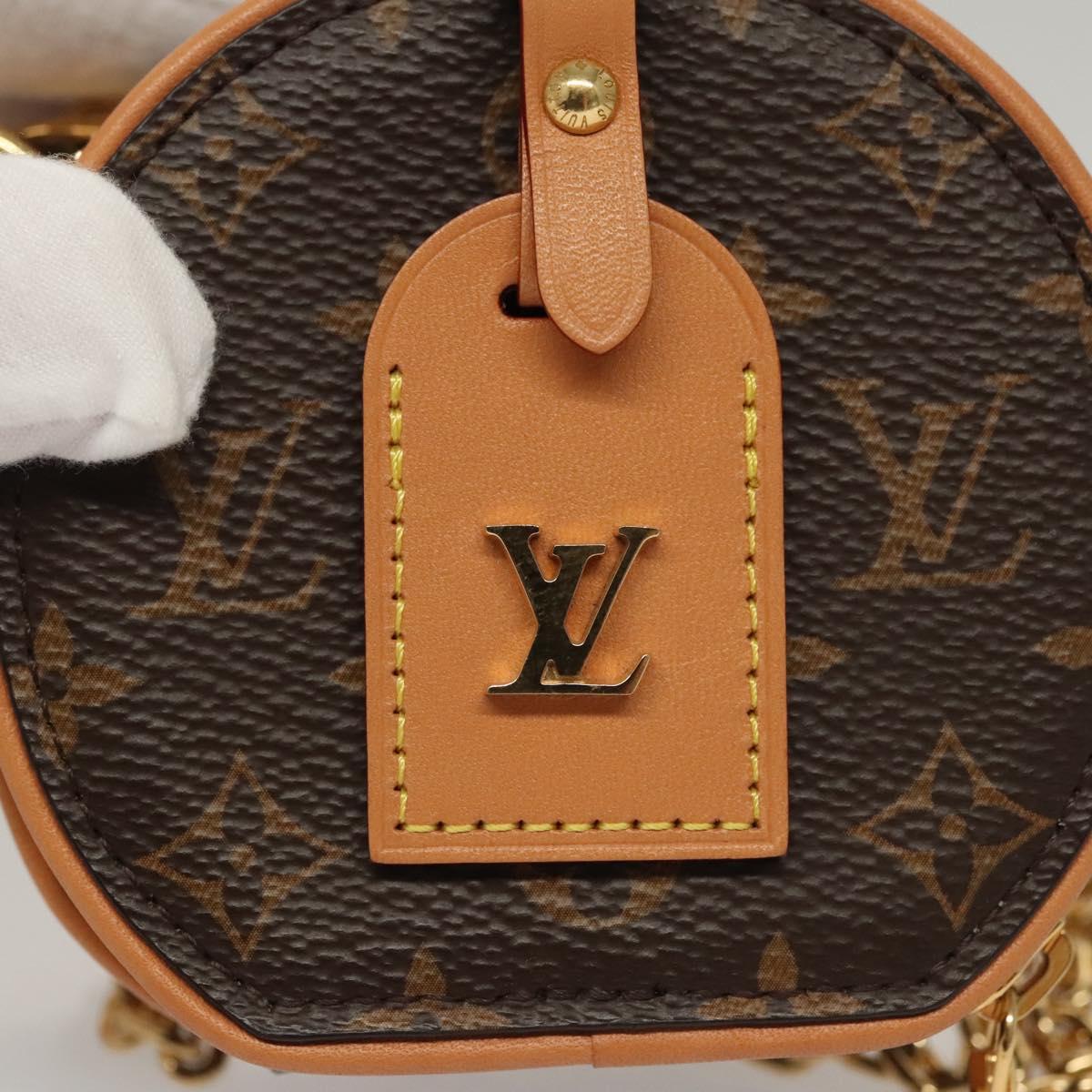 LOUIS VUITTON Monogram Mini Boite Chapeau Shoulder Bag M44699 LV Auth BD788SA