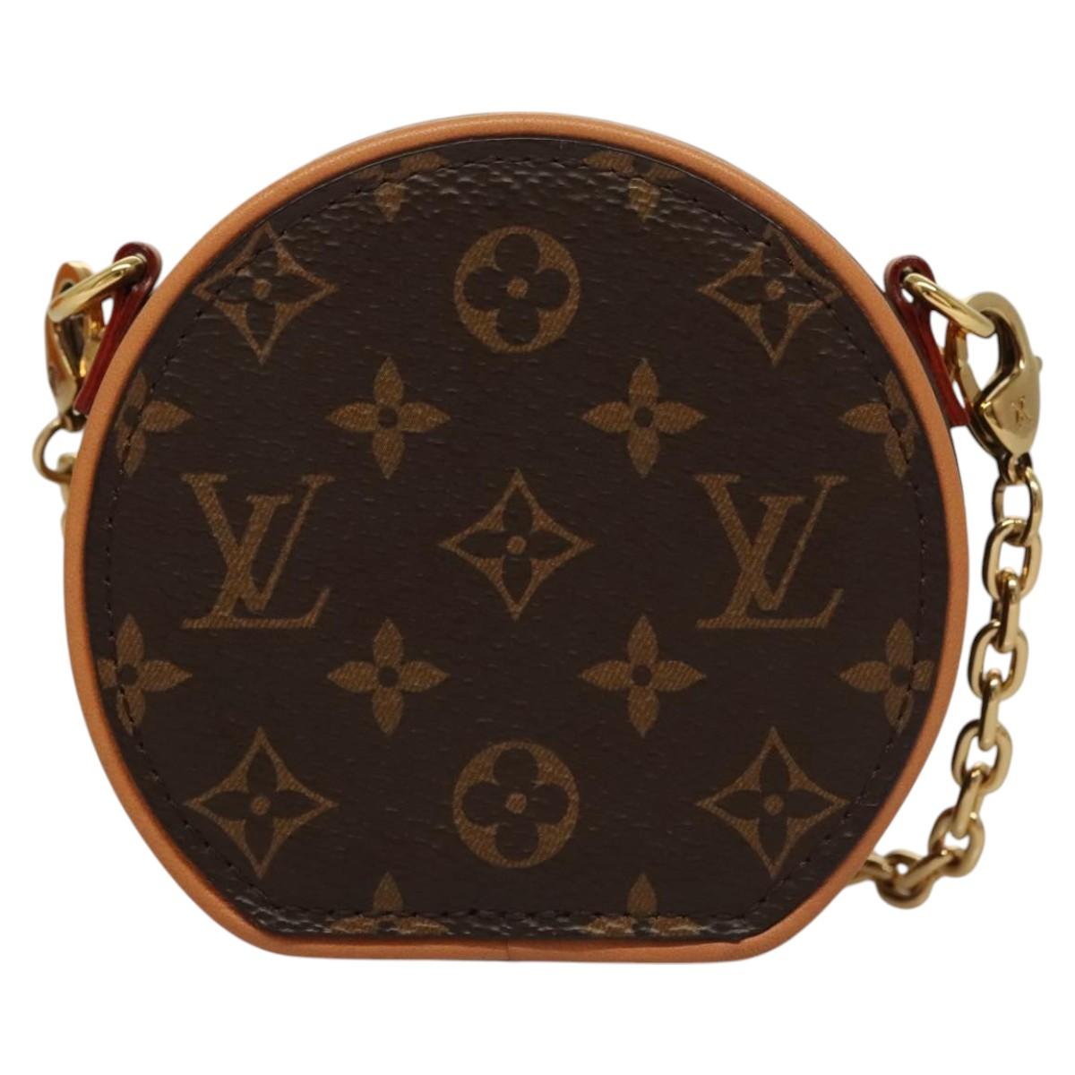 LOUIS VUITTON Monogram Mini Boite Chapeau Shoulder Bag M44699 LV Auth BD788SA
