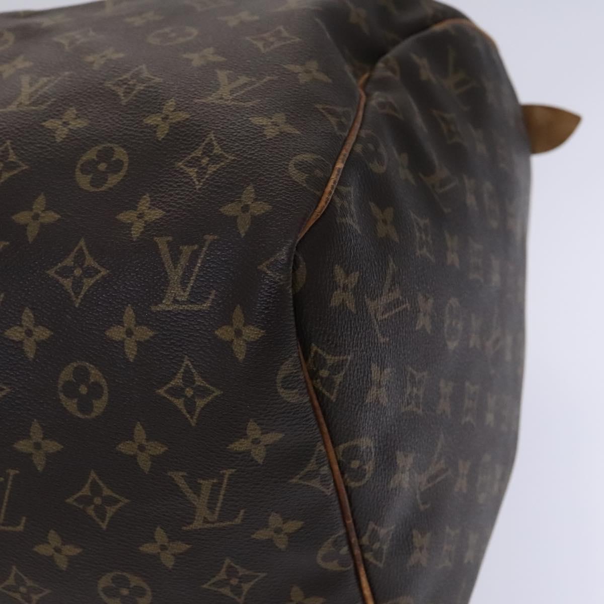 LOUIS VUITTON Monogram Keepall 55 Boston Bag M41424 LV Auth BD799