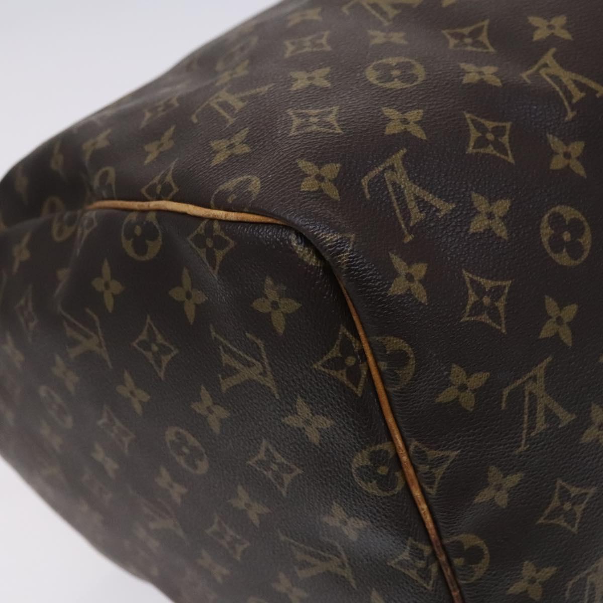 LOUIS VUITTON Monogram Keepall 55 Boston Bag M41424 LV Auth BD799