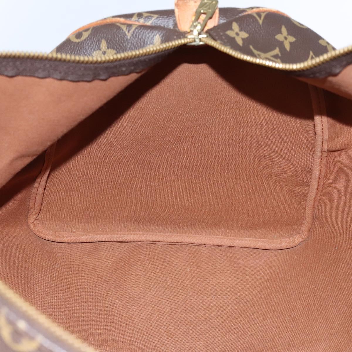 LOUIS VUITTON Monogram Keepall 55 Boston Bag M41424 LV Auth BD799