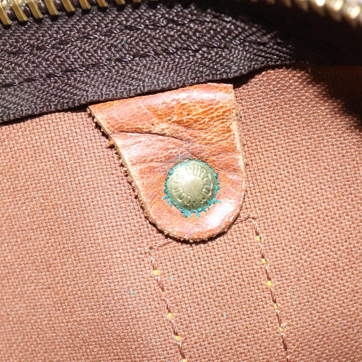 LOUIS VUITTON Monogram Keepall 55 Boston Bag M41424 LV Auth BD799