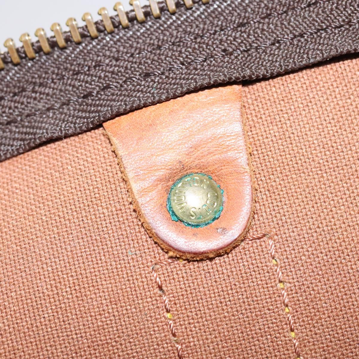 LOUIS VUITTON Monogram Keepall 55 Boston Bag M41424 LV Auth BD799