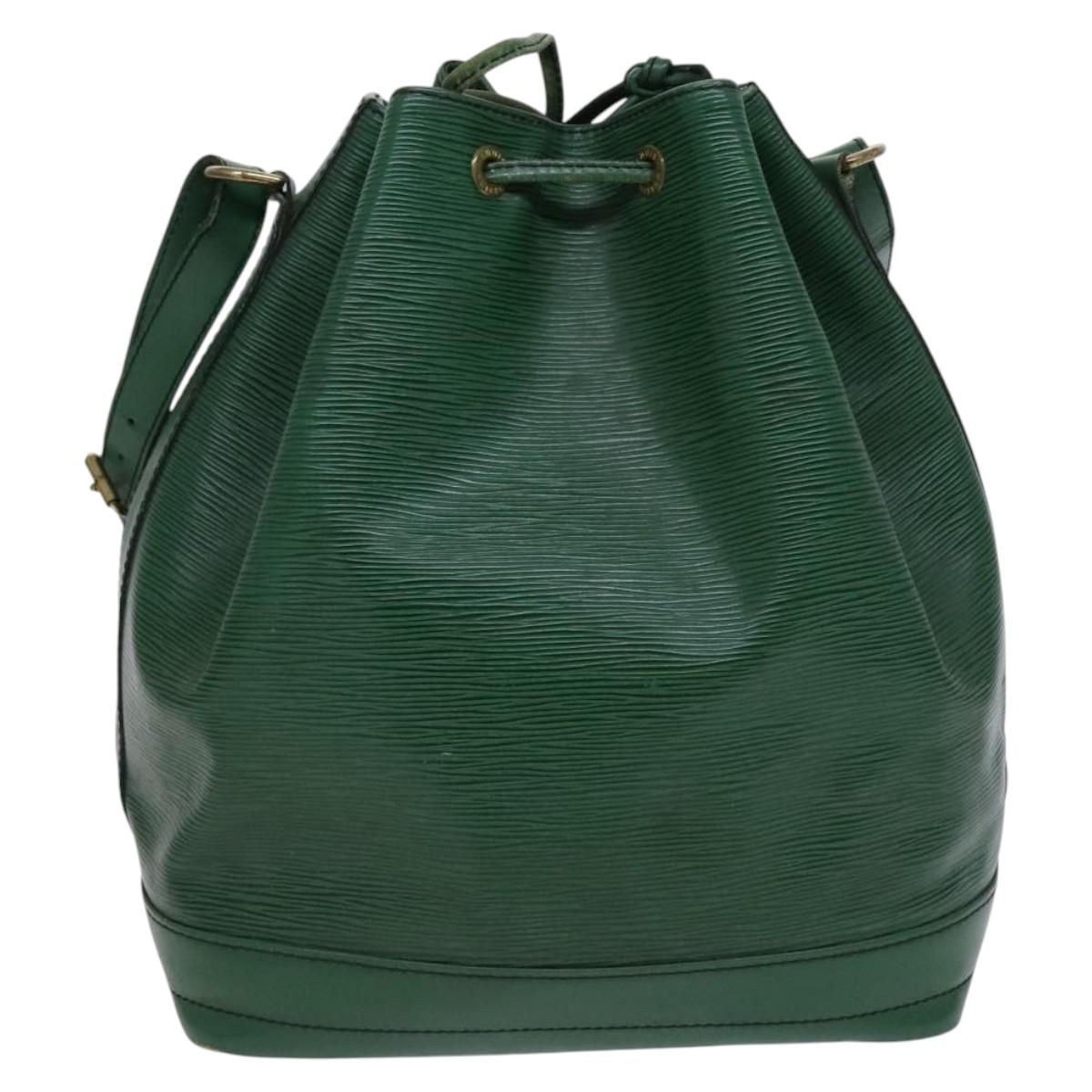 LOUIS VUITTON Epi Noe Shoulder Bag Green M44004 LV Auth BD805