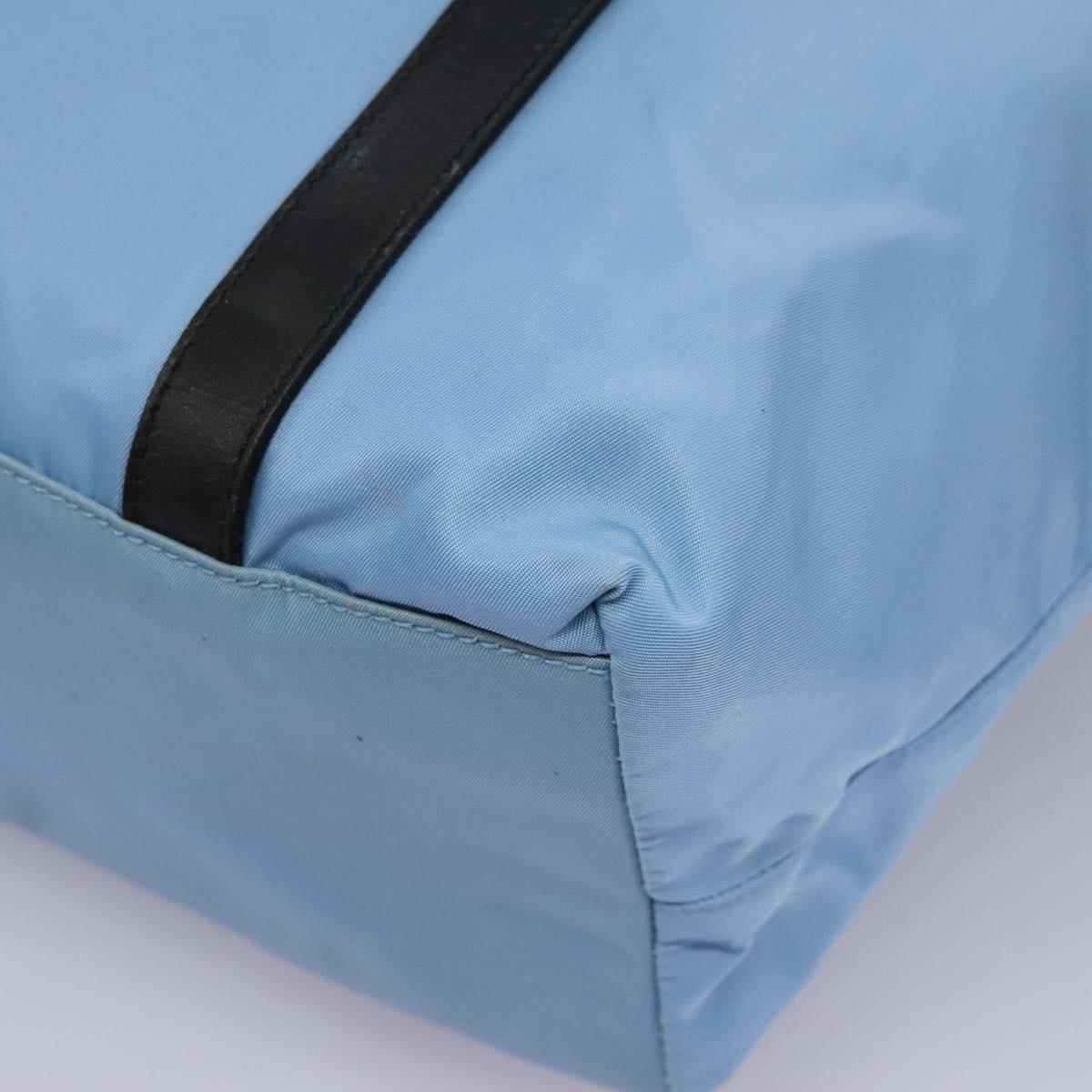 PRADA Shoulder Bag Nylon Beige Auth BD834