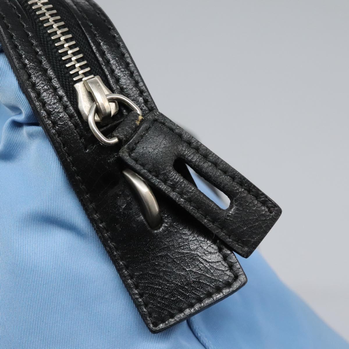 PRADA Shoulder Bag Nylon Beige Auth BD834