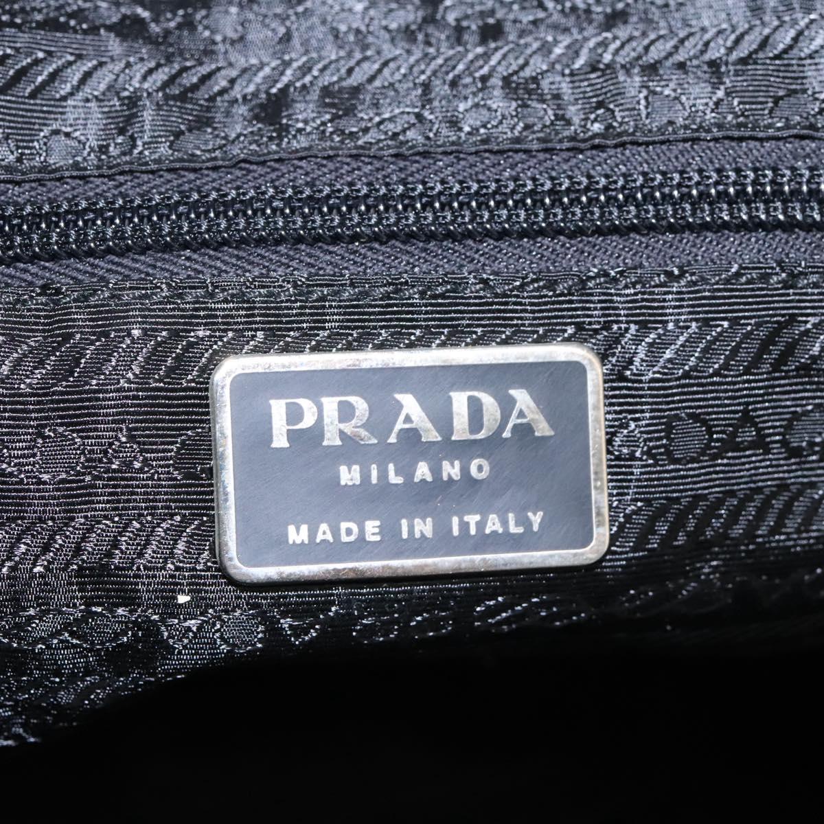 PRADA Shoulder Bag Nylon Beige Auth BD834