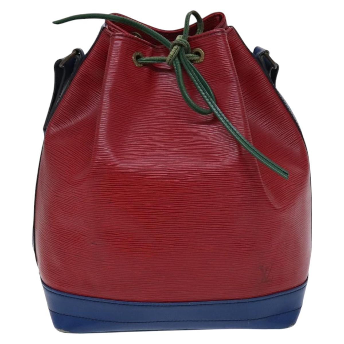 LOUIS VUITTON Epi Toriko Color Noe Bag Red Blue Green M44084 LV Auth BD854