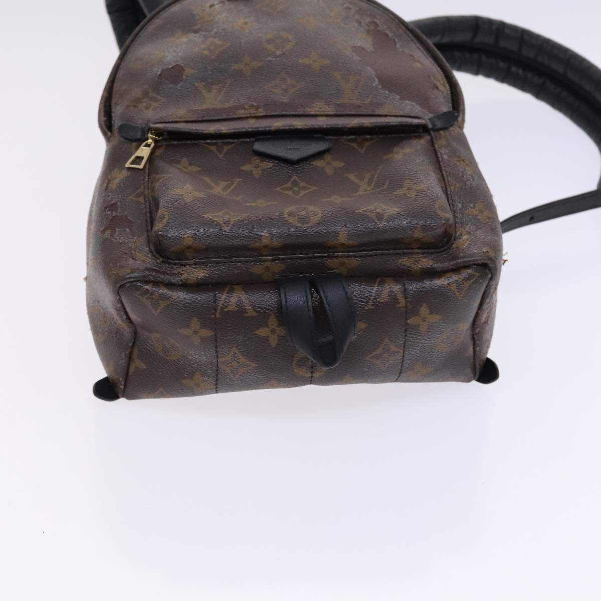 LOUIS VUITTON Monogram Palm Springs PM Backpack M41560 LV Auth BD858