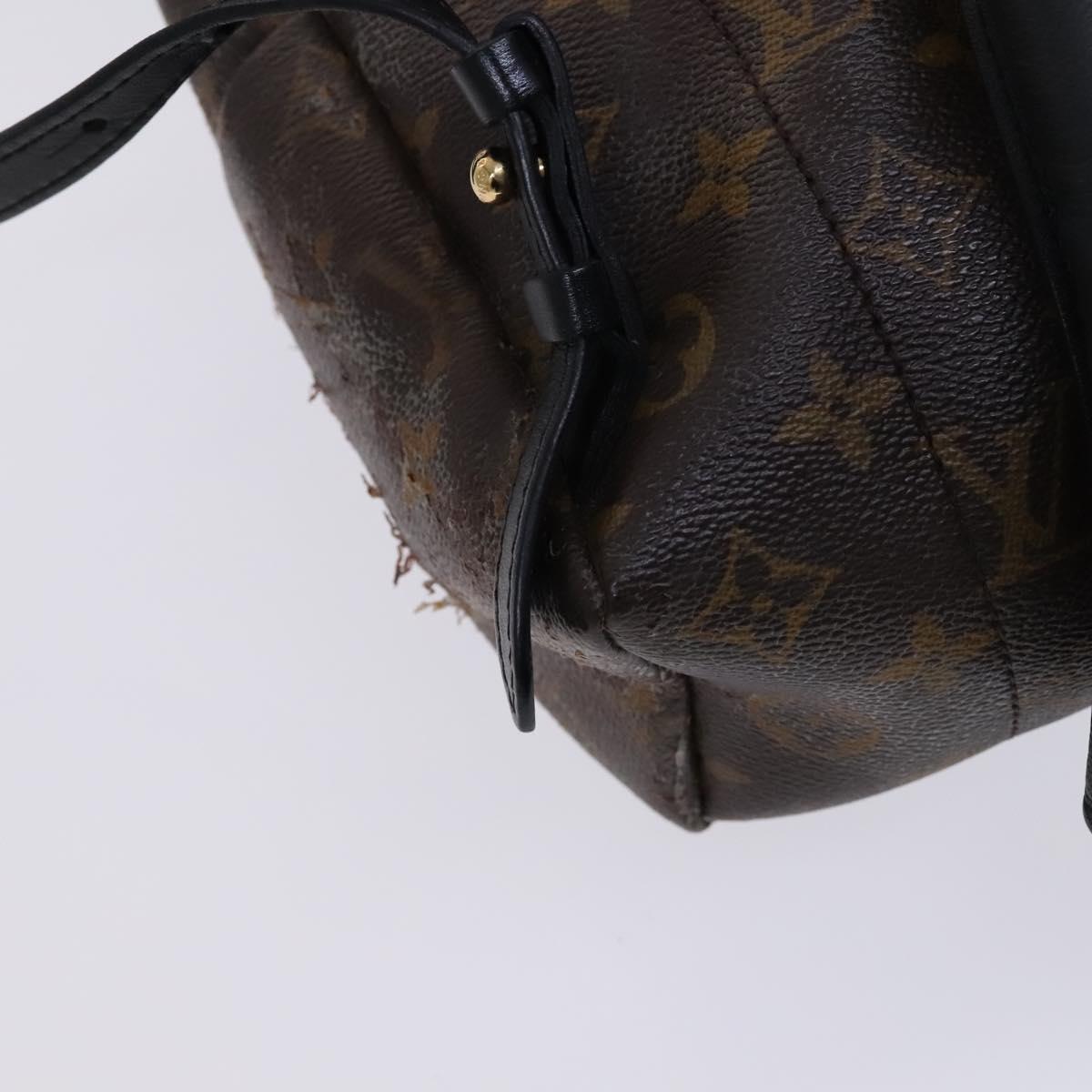 LOUIS VUITTON Monogram Palm Springs PM Backpack M41560 LV Auth BD858
