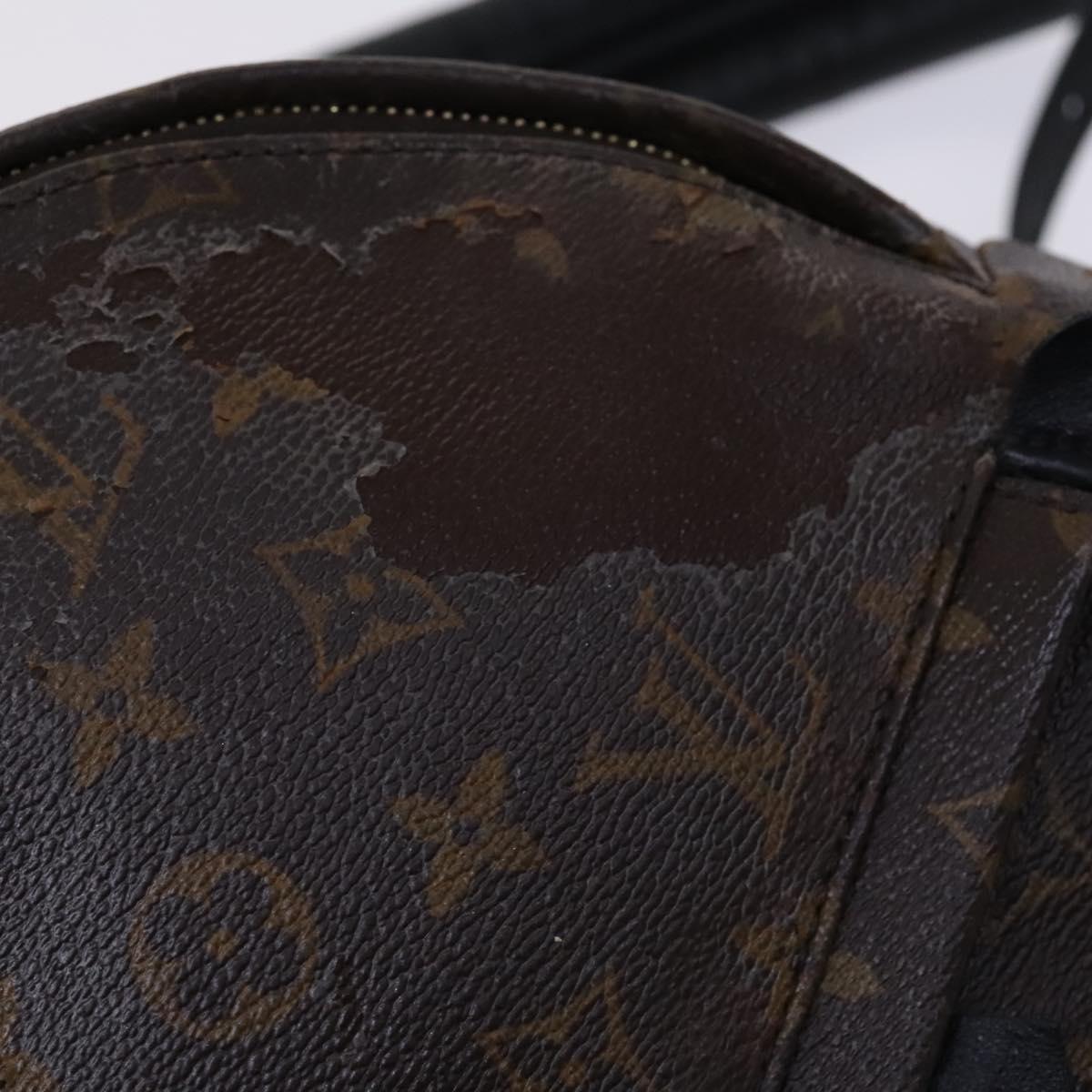 LOUIS VUITTON Monogram Palm Springs PM Backpack M41560 LV Auth BD858